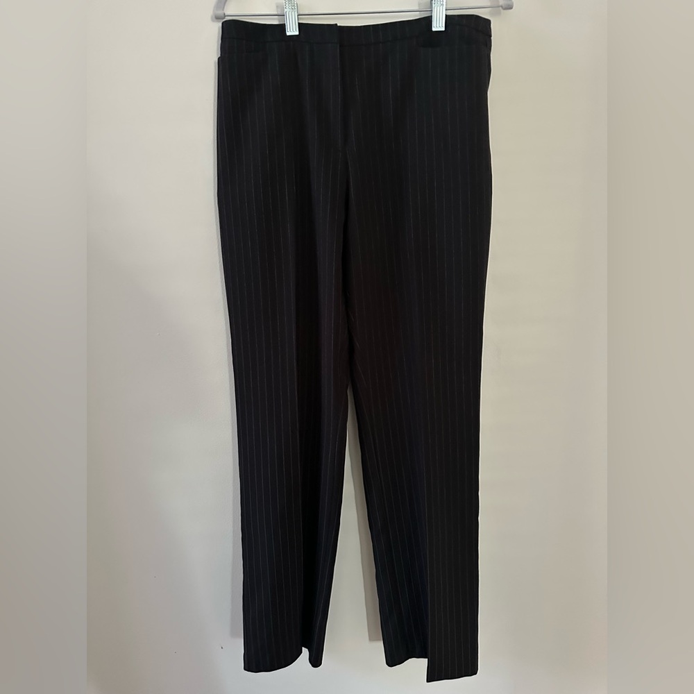 VINTAGE New York & Company Black Pinstripe Dress Pants